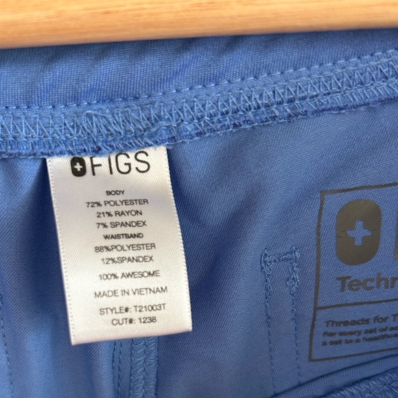 FIGS scrub pants only Medium/Tall Royal blue - Picture 2 of 5